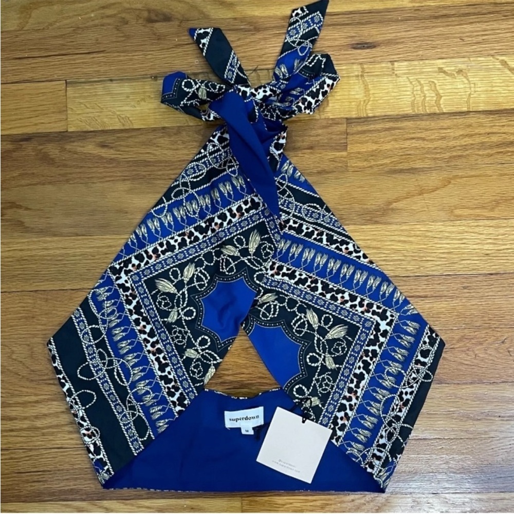 Superdown Alondra Halter Wrap Top - Picture 4 of 4